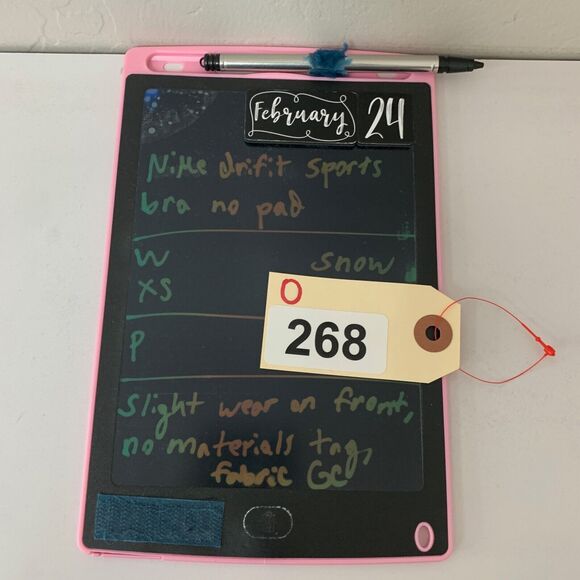 Nike Sports Bra Women XS Extra Small Snow Gray Dri Fit Unpadded Racerback Swoosh - Picture 11 of 12